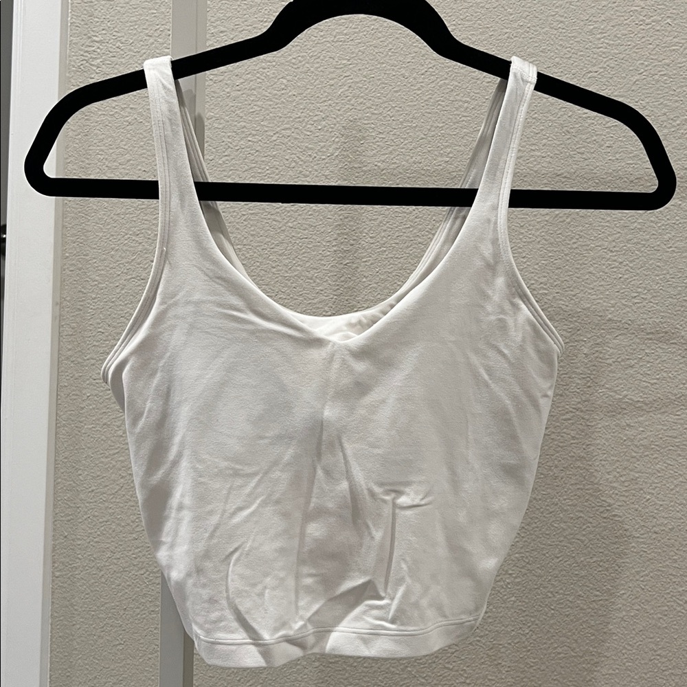 Lululemon white align tank size 6